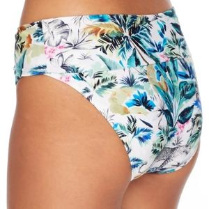 SUNSETS  Fold-Over High-Waist Bikini Bottom Size Large NWT